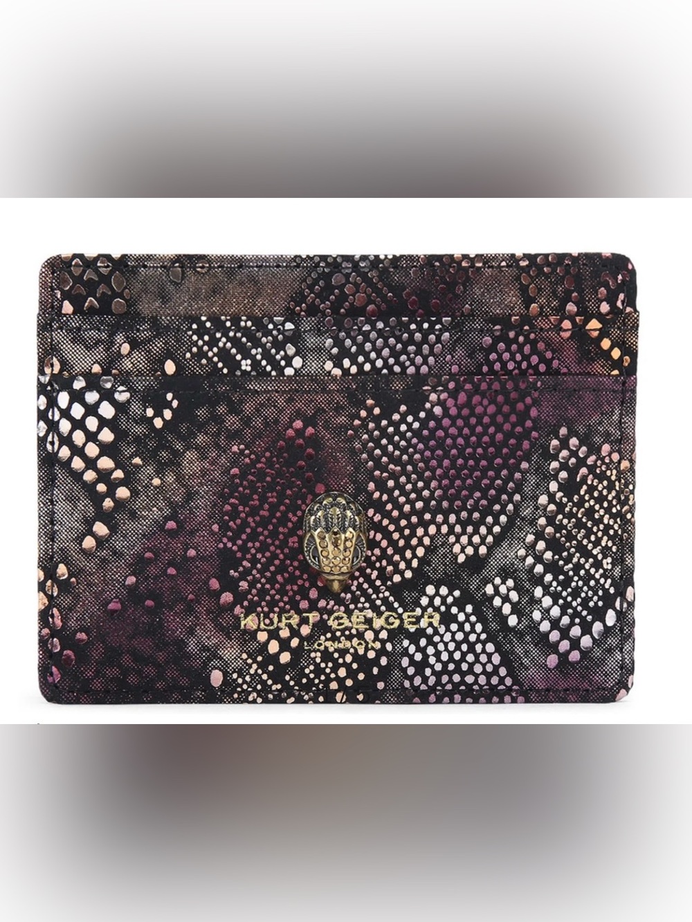 Kurt Geiger Shoreditch Leather Card Case - Picture 3 of 6